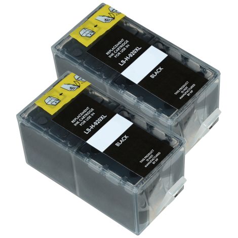 Cartridge HP 920 XL (CD975AE), dvojbalenie, čierna (black), alternatívny