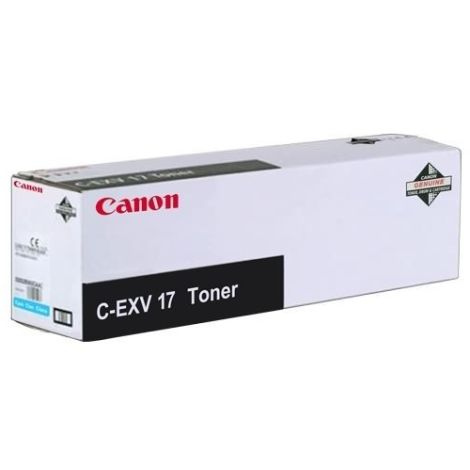 Toner Canon C-EXV17, azúrová (cyan), originál