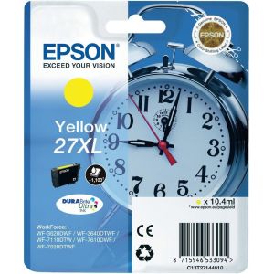 Cartridge Epson T2714 (27XL), žltá (yellow), originál