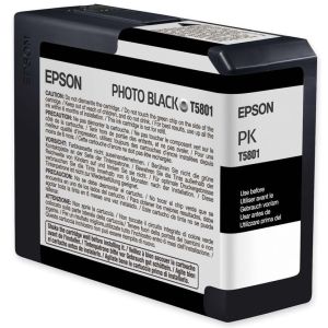Cartridge Epson T5801, foto čierna (photo black), originál