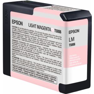 Cartridge Epson T5806, svetlá purpurová (light magenta), originál
