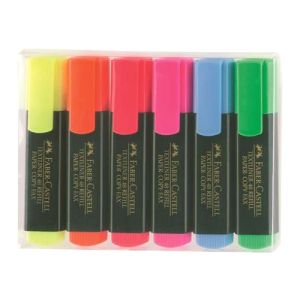 Zvýrazňovač Faber-Castell Textliner 1548 / sada 6ks