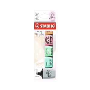Zvýrazňovač - STABILO BOSS MINI Pastellove 2.0 - 5 ks balenie