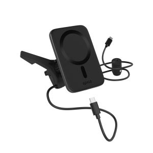 Epico Qi2 Mag+ ultra tenká autonabíjačka - čierna 9915101300252