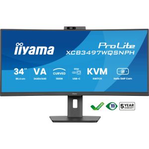 iiyama ProLite/XCB3497WQSNPH-B1/34"/VA/wQHD/120Hz/0,4ms/Black/3R XCB3497WQSNPH-B1