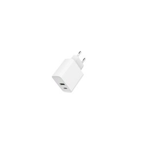 GEMBIRD PD nabíjačka USB-A USB C 20W biela TA-UC-PDQC20-01-W