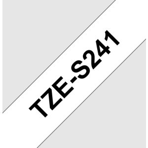 TZE-S241, biela/čierna, 18mm TZES241