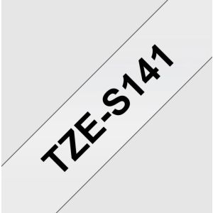 TZE-S141, priesvitná / čierna, 18mm TZES141