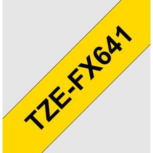 TZE-FX641, žltá / čierna, 18mm TZEFX641