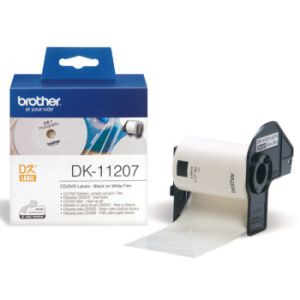 DK-11207 (papierové / CD, DVD štítok - 100 ks) DK11207