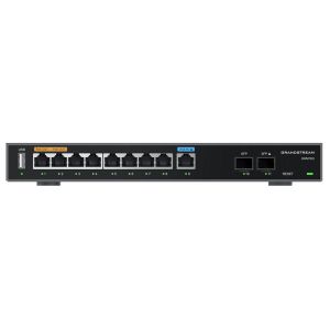 Grandstream GWN7003 VPN router 2 SFP, 9 Gb porty / 1 PoE in, 2 PoE out GWN7003