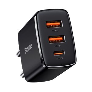Baseus CCXJ-E01 Compact Quick Nabíjačka USB-C 30W Black 6953156207295