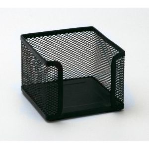 Drôtený stojan na blok `kocka` Sakota 105x80x105mm čierny 