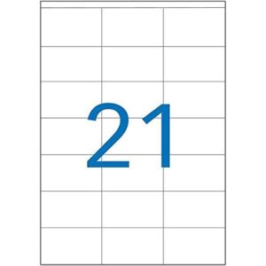 Etikety laser 70x42mm Agipa A4 100 hárkov 