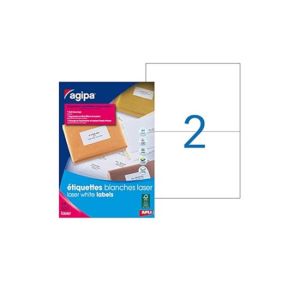 Etikety laser 210x148mm Agipa A4 100 hárkov 