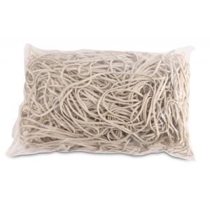 Gumičky Office Products 130mm 1kg biele 