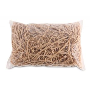 Gumičky Office Products 130mm 1kg prírodná farba 