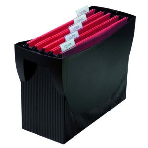 Prenosný box na závesné obaly HAN SWING bez veka čierny 