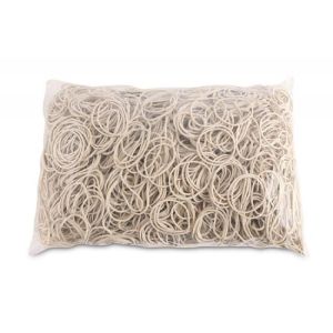 Gumičky Office Products 40mm 1kg biele 