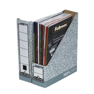 Archív na časopisy Fellowes BANKERS BOX sivý/biely 