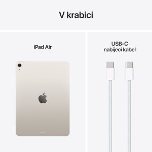 Apple iPad Air 11"/(M3) Wi-Fi/10,86"/2360x1640/8GB/128GB/iPadOS18/Starlight MC9Y4HC/A