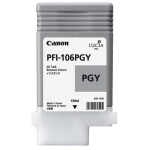 Cartridge Canon PFI-106PGY, foto sivá (photo gray), originál