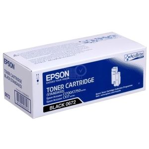 Toner Epson C13S050672 (C1700, C1750), čierna (black), originál