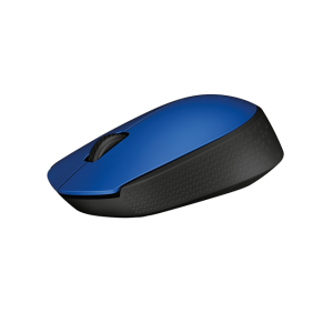 Logitech M171/Kancelárska/Optická/1 000 DPI/Bezdrôtová USB/Čierna-modrá 910-004640