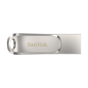 SanDisk Ultra Dual Drive Luxe/128GB/USB 3.1/USB-A + USB-C/Strieborná SDDDC4-128G-G46
