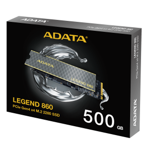 ADATA LEGEND 860/500GB/SSD/M.2 NVMe/Čierna/Heatsink/5R SLEG-860-500GCS