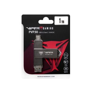 Patriot VIPER PVP30/1TB/SSD/Externý/Čierna/3R PVP301TB28UDG