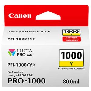Cartridge Canon PFI-1000Y, žltá (yellow), originál