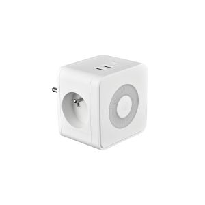 Síťový adaptér VIKING Y23L, biela VY23LW