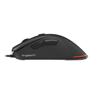 Genesis herná optická myš KRYPTON 200/RGB/6400 DPI/Herná/Optická/6 000 DPI/Drátová USB/Čierna NMG-1713
