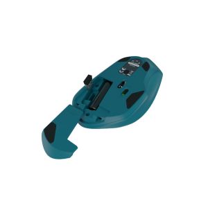 Natec optická myš SISKIN 2/Kancelárska/Optická/Pre pravákov/1 600 DPI/USB+BT/Modrá NMY-1971
