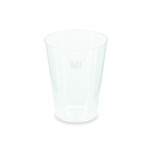 Pohár vratný (PP) opakovane použiteľný Ø68mm 0,2L [40 ks]