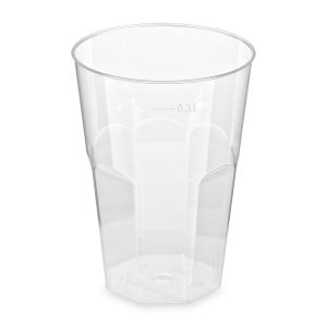 Pohár kryštál (PS) Koktejl Ø80mm 0,3L [30 ks]