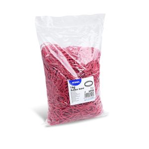 Gumička slabá červená 1mm Ø8cm [1 kg]