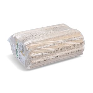 Papierová miska (FSC Mix) nepremastiteľná oválna biela 17,5 x 10,5 x 3 cm [250 ks]