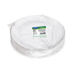 Papierový tanier (PAP-Recy) hlboký biely Ø29cm [50 ks]