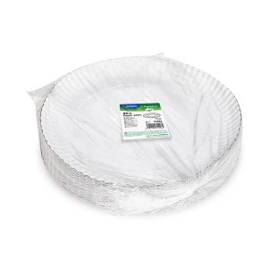 Papierový tanier (PAP-Recy) hlboký biely Ø34cm [50 ks]