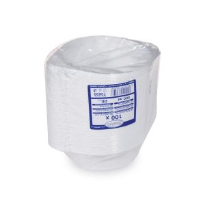Miska (PP) s uškami biela Ø156mm 500ml [100 ks]