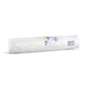 Papierový pohár (FSC Mix/PE) biely Ø80mm 280ml `0,2L/8oz/M` [50 ks]