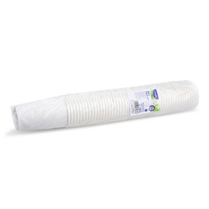 Papierový pohár (FSC Mix/PE) biely Ø80mm 330ml `0,3L/10oz/ML` [50 ks]