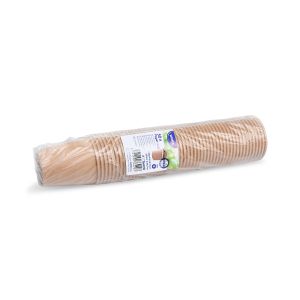 Papierový pohár (FSC Mix/PE) kraft Ø73mm 200ml `0,18L/7oz/S` [50 ks]