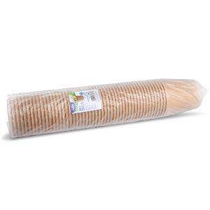 Papierová miska (FSC Mix/PE) kraft Ø115mm 750ml `L` [50 ks]