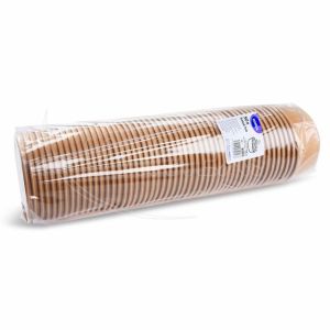 Papierová miska (PAP FSC Mix/PE) kraft Ø185mm 1300ml [50 ks]