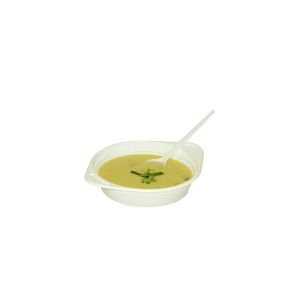 Miska (PP) s uškami biela Ø156mm 500ml [10 ks]