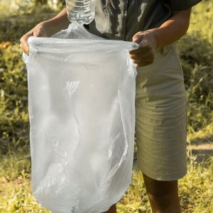 Vrecko do koša (HDPE) silné priehľadné 60 x 72 cm 60L `L` [20 ks]
