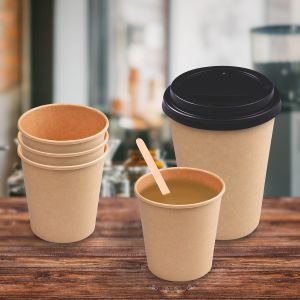 Papierový pohár (FSC Mix/PE) kraft Ø73mm 200ml `0,18L/7oz/S` [50 ks]